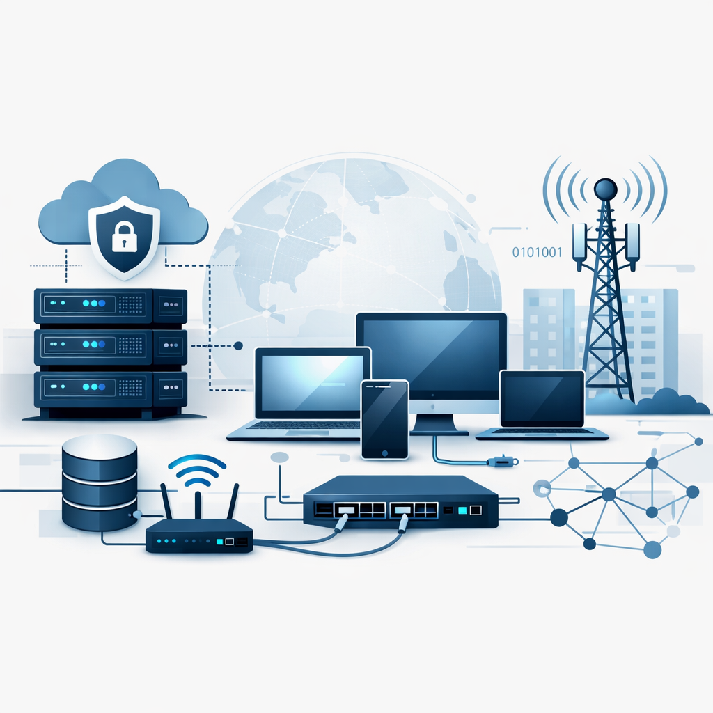 IT Infrastructure Networking Diagram